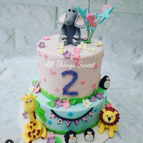 Jungle theme Cake 4 kg 7700_-